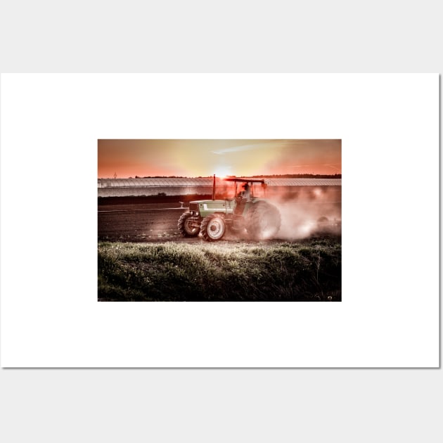 Days End Farm Tractor Wall Art by Robert Alsop